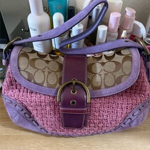 RARE coach shoulder bag